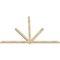 Ekena Millwork Kennewick Rough Sawn Timber Gable Bracket, Douglas Fir, 108"W x 72"H x 2"D x 4"F, 16/12 Pitch GBW108X72X0204KEN00RDF - alternate 2